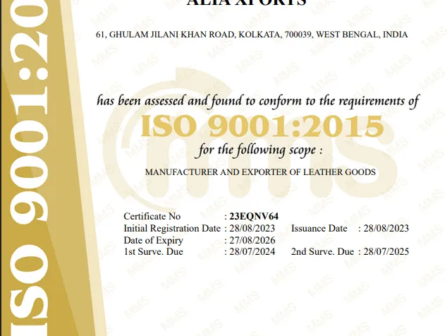 Certificate of Registration