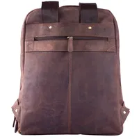 Leather Backpack Brown