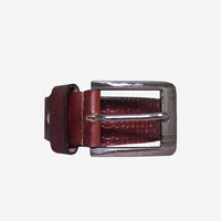 Leather Belt Brown Pattern