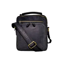 Leather Grey Side Bag