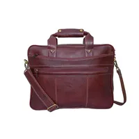 Leather Bombay Brown Bag