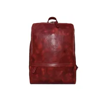 Leather Red Jordan Backpack
