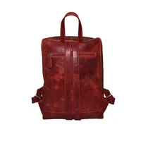 Leather Red Jordan Backpack