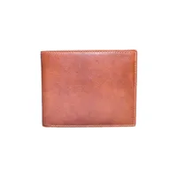 Leather Men Wallet Cognac