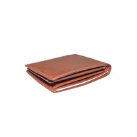 Leather Men Wallet Cognac