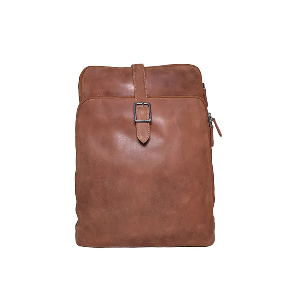 Leather Cognac Backpack