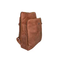 Leather Cognac Backpack