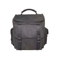 Leather Grey Rucksack