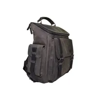 Leather Grey Rucksack