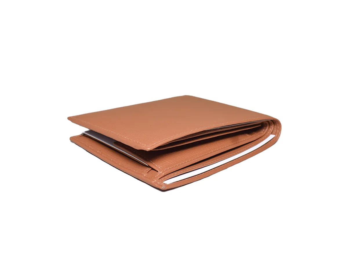 Leather Men Wallet Tan