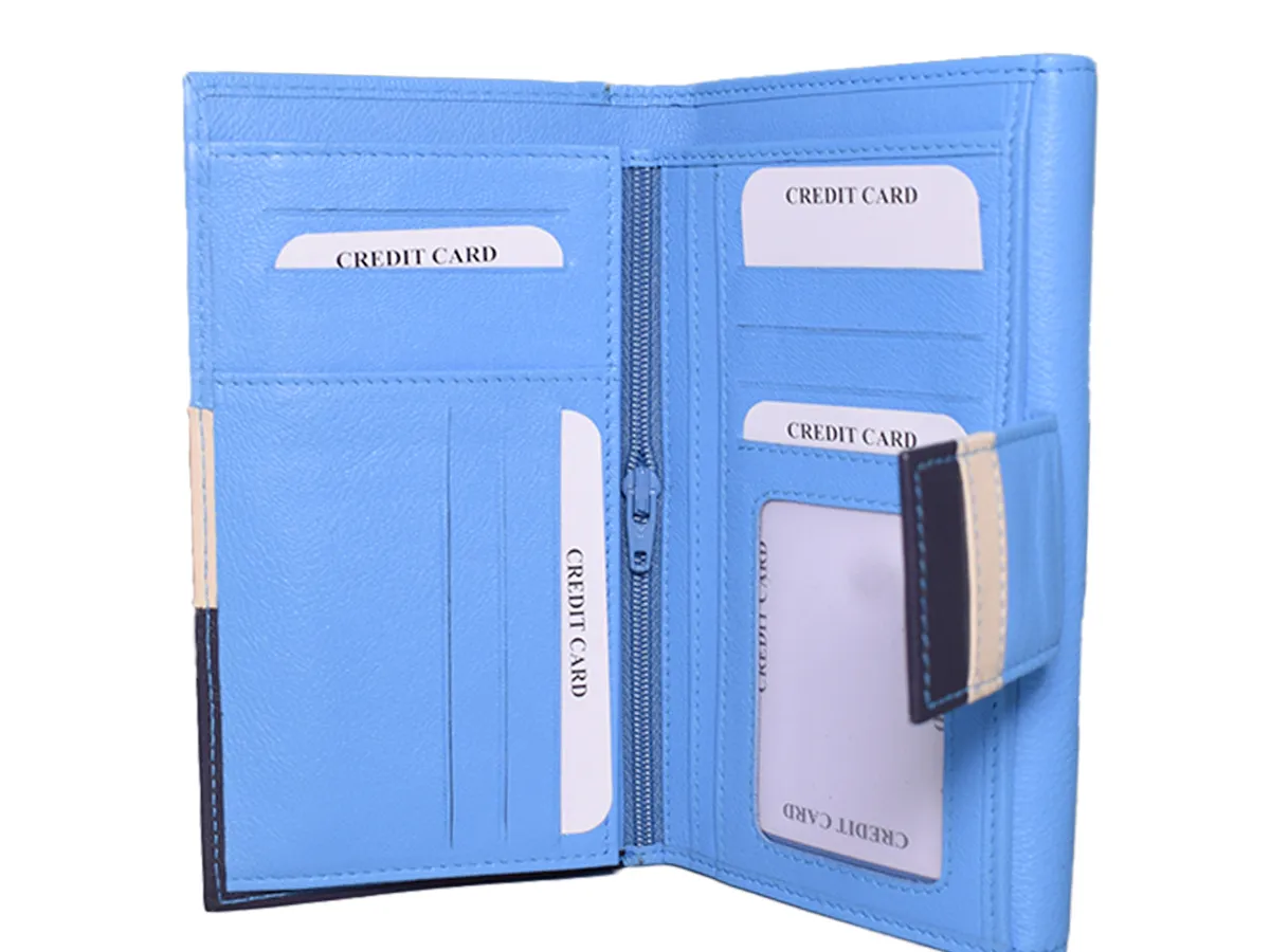 Leather -Wallet - Multicolor