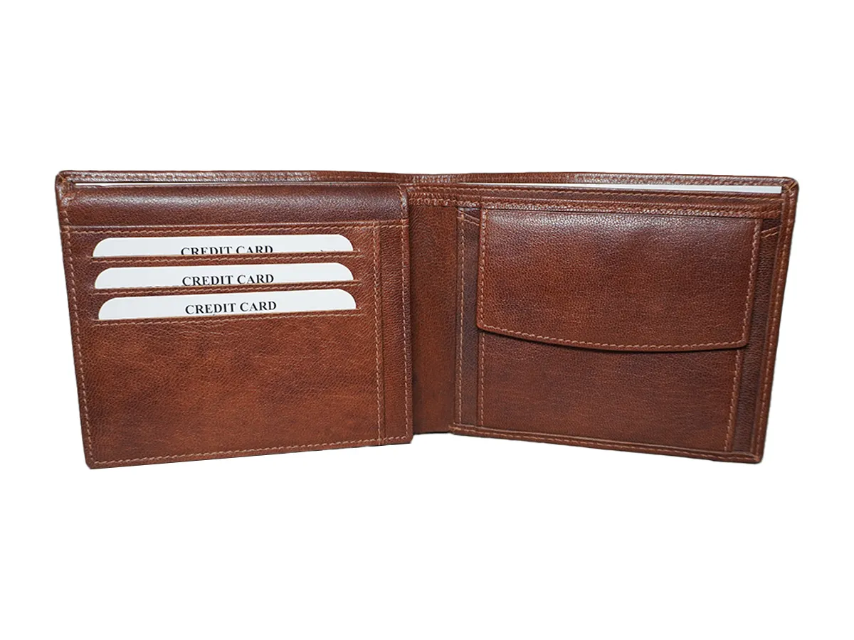 Cognac Designer Men's  Wallet
