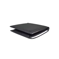 Leather Men Bifold Black Wallet