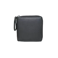 Black Designer Round Zipper Women Wallet