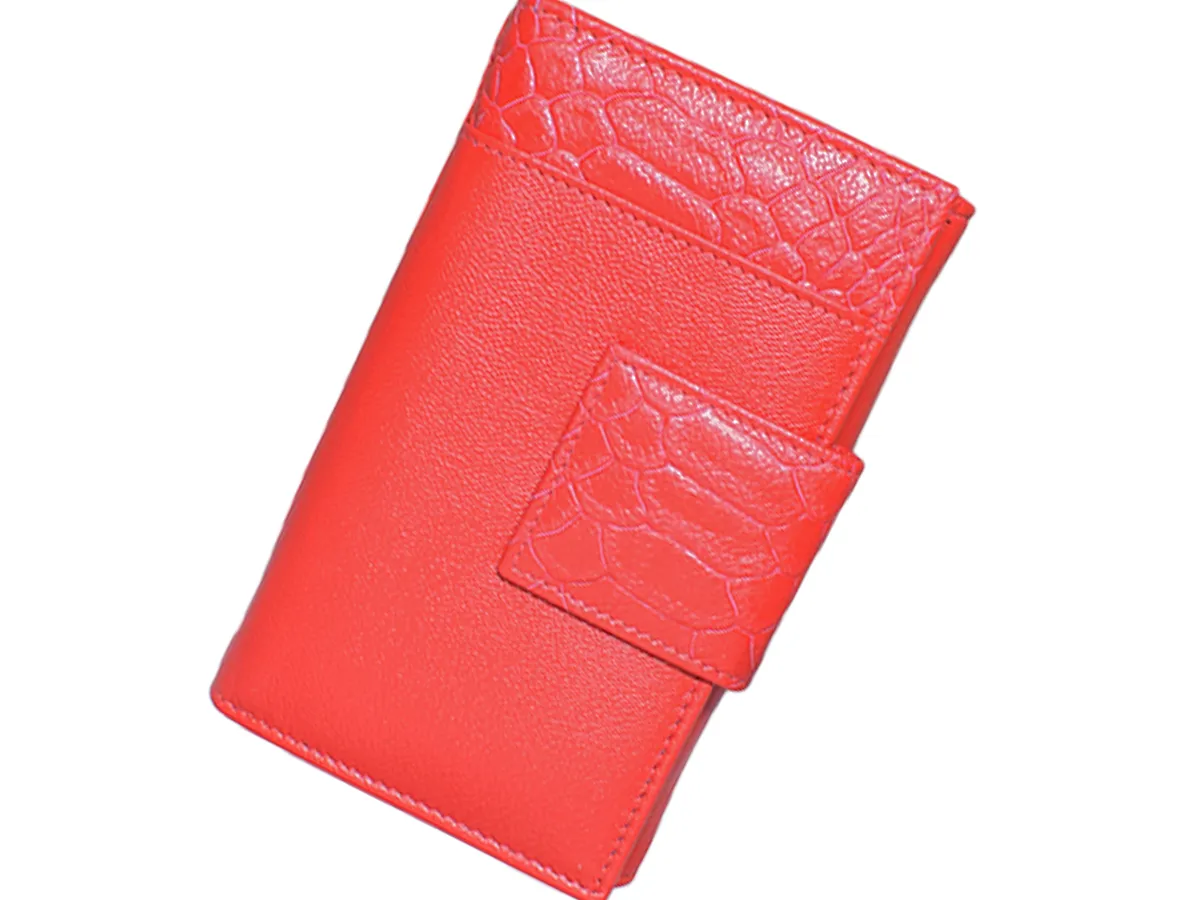 Leather Wallet -Red Color