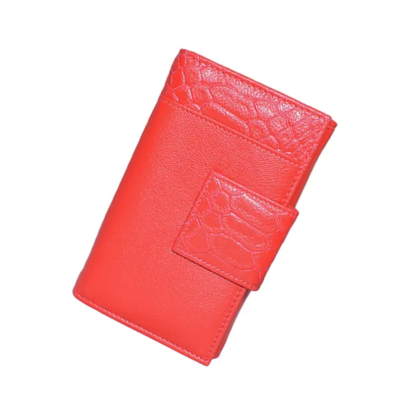 Leather Wallet -Red Color