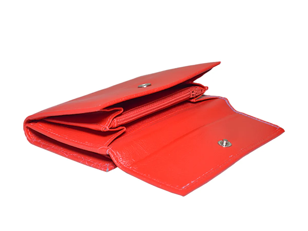Leather Wallet -Red Color