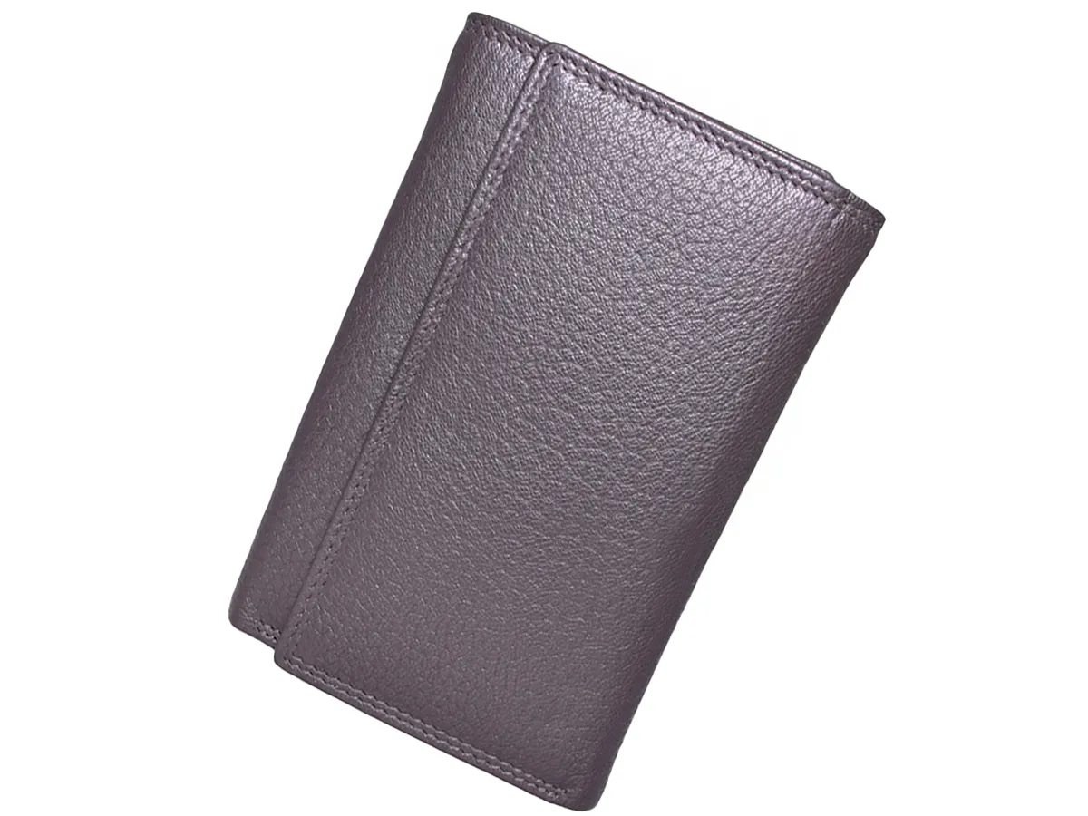 Women Leather Black Bi Fold