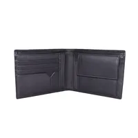 Leather Men Black Wallet